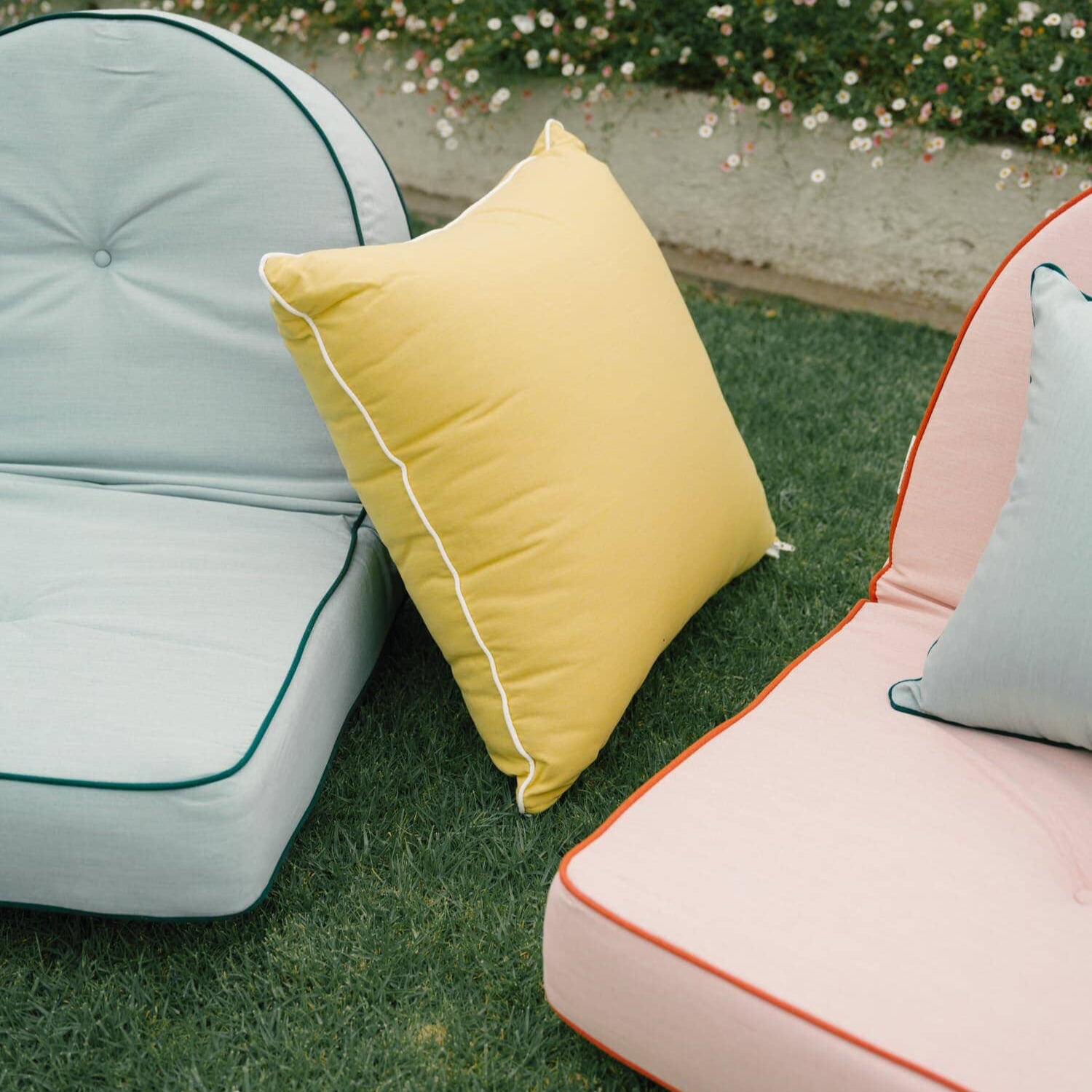 The Reclining Pillow Lounger - Rivie Green Reclining Pillow Lounger Business & Pleasure Co Aus