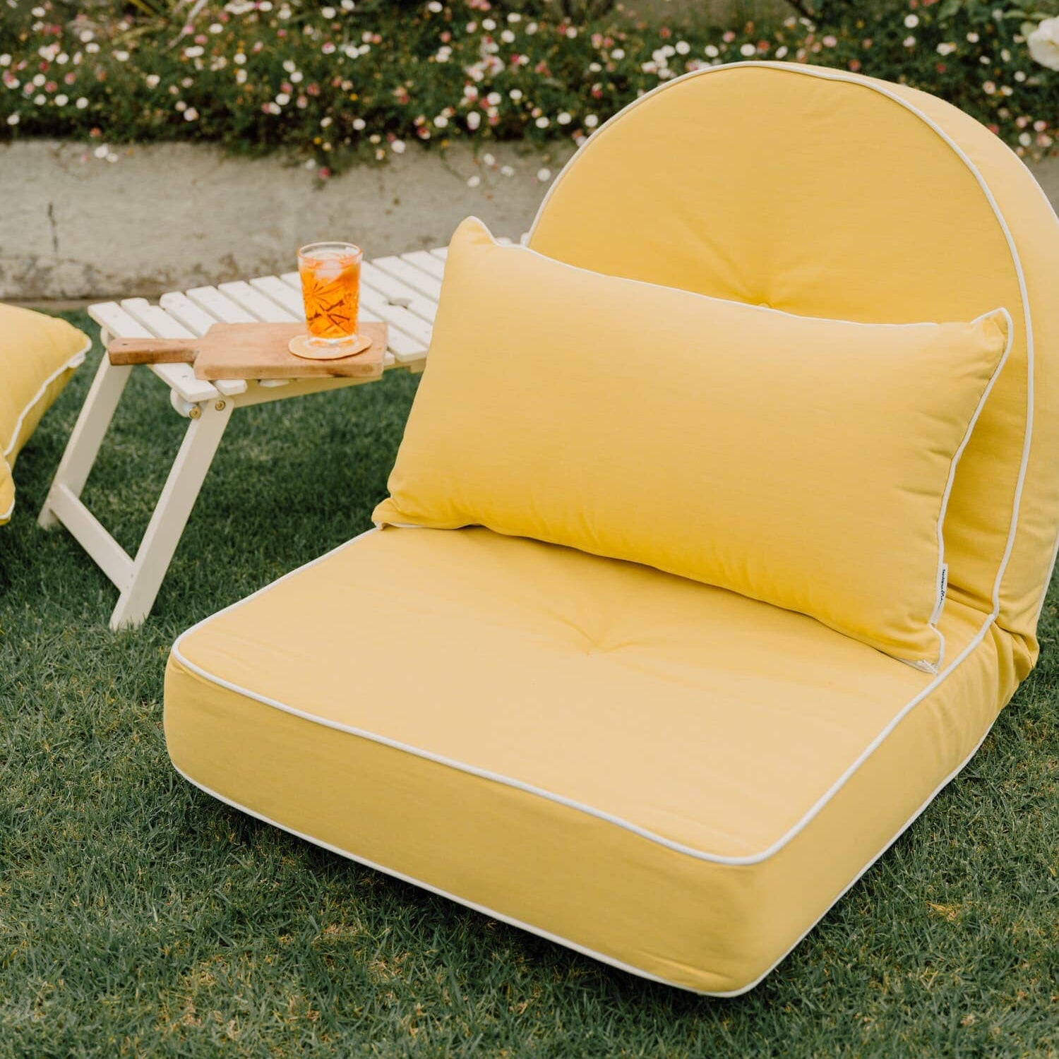 The Reclining Pillow Lounger - Rivie Mimosa Reclining Pillow Lounger Business & Pleasure Co Aus