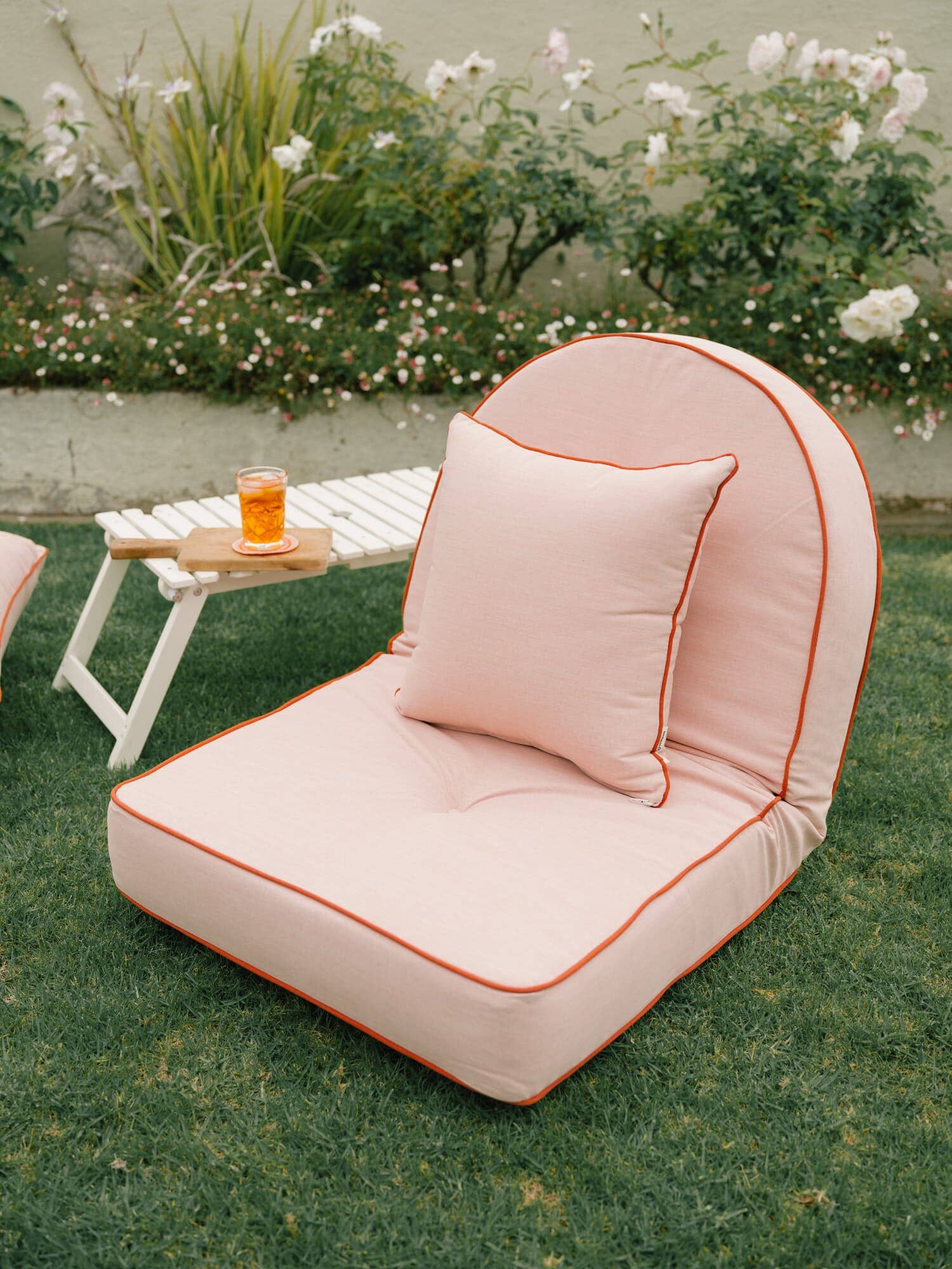 The Reclining Pillow Lounger - Rivie Pink Reclining Pillow Lounger Business & Pleasure Co Aus 