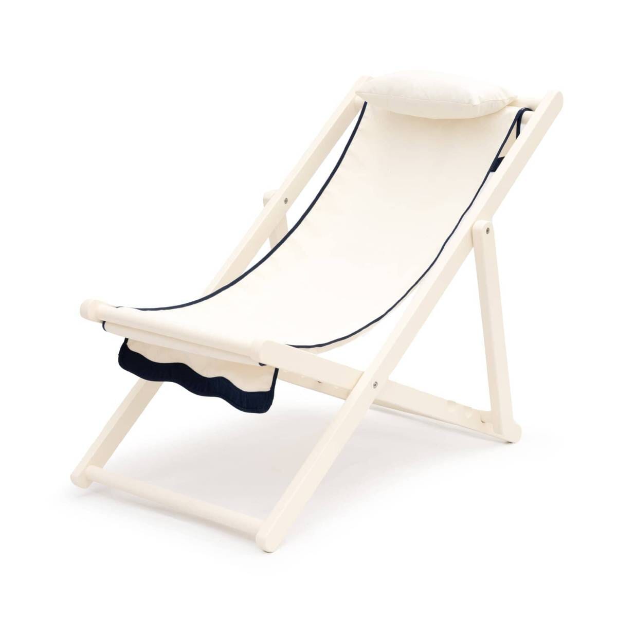 The Sling Chair - Rivie White Sling Chair Business & Pleasure Co Aus 