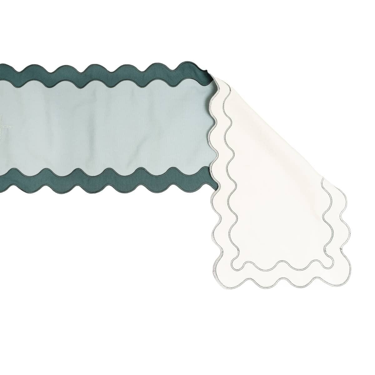 The Table Runner - Rivie Green Table Runner Business & Pleasure Co Aus
