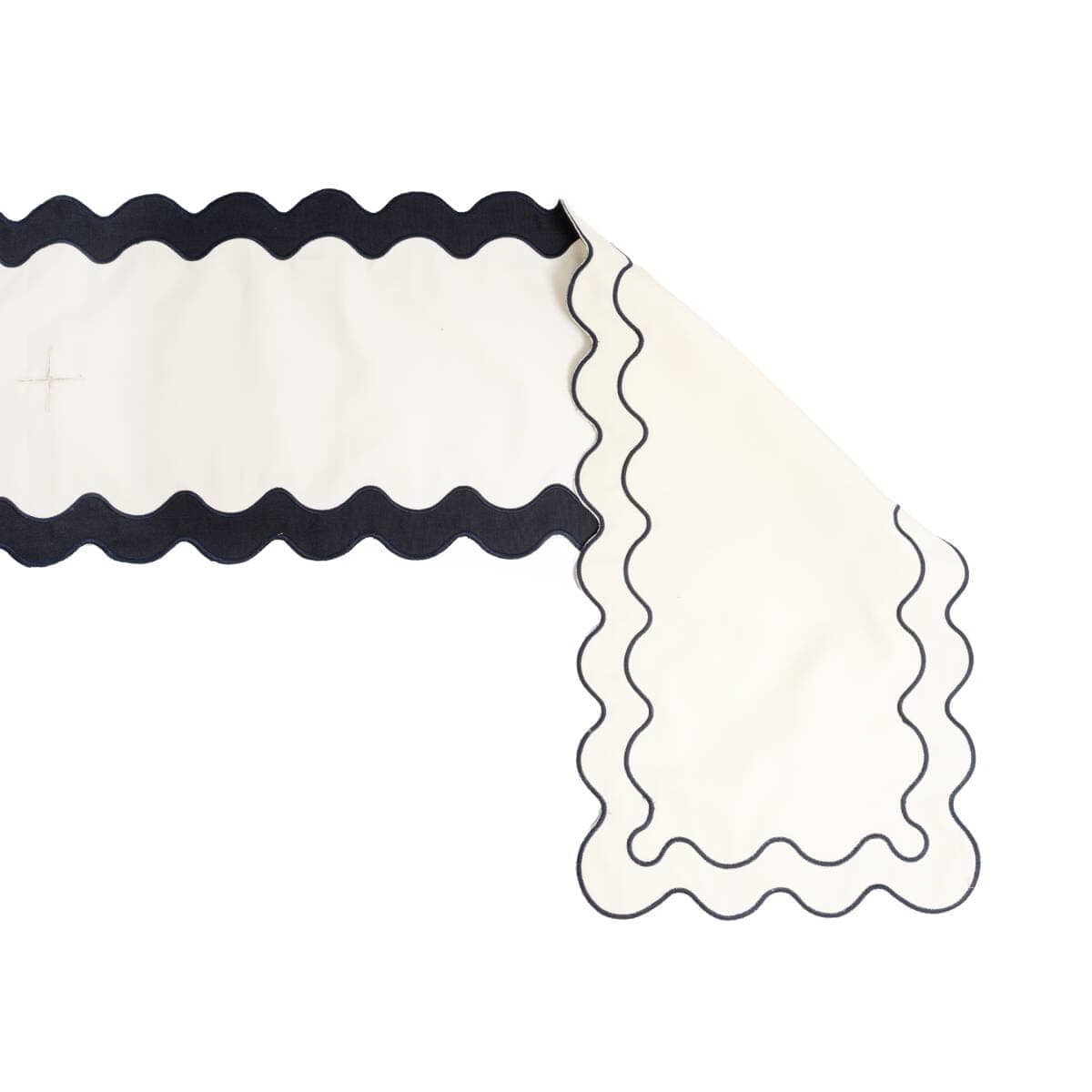 The Table Runner - Rivie White Table Runner Business & Pleasure Co Aus
