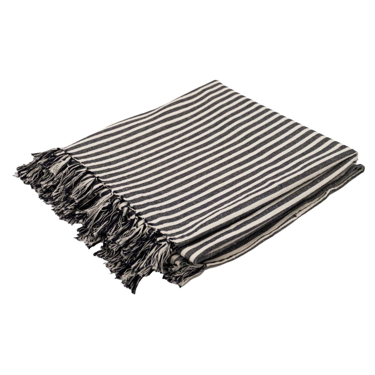 Studio image of navy table cloth
