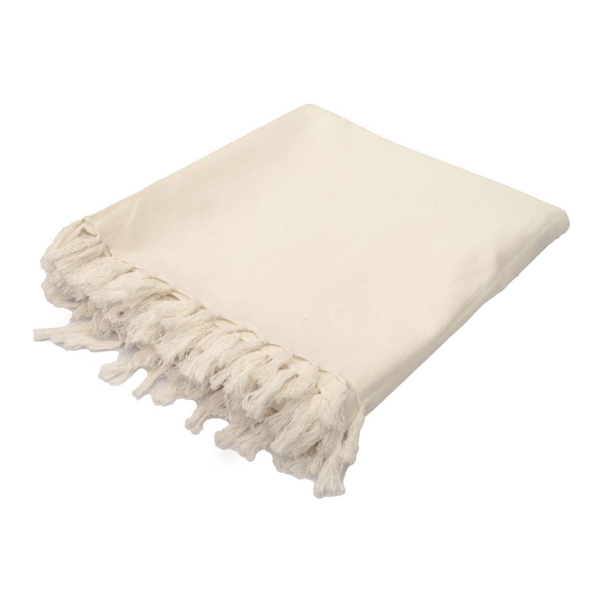 Studio image of white table cloth
