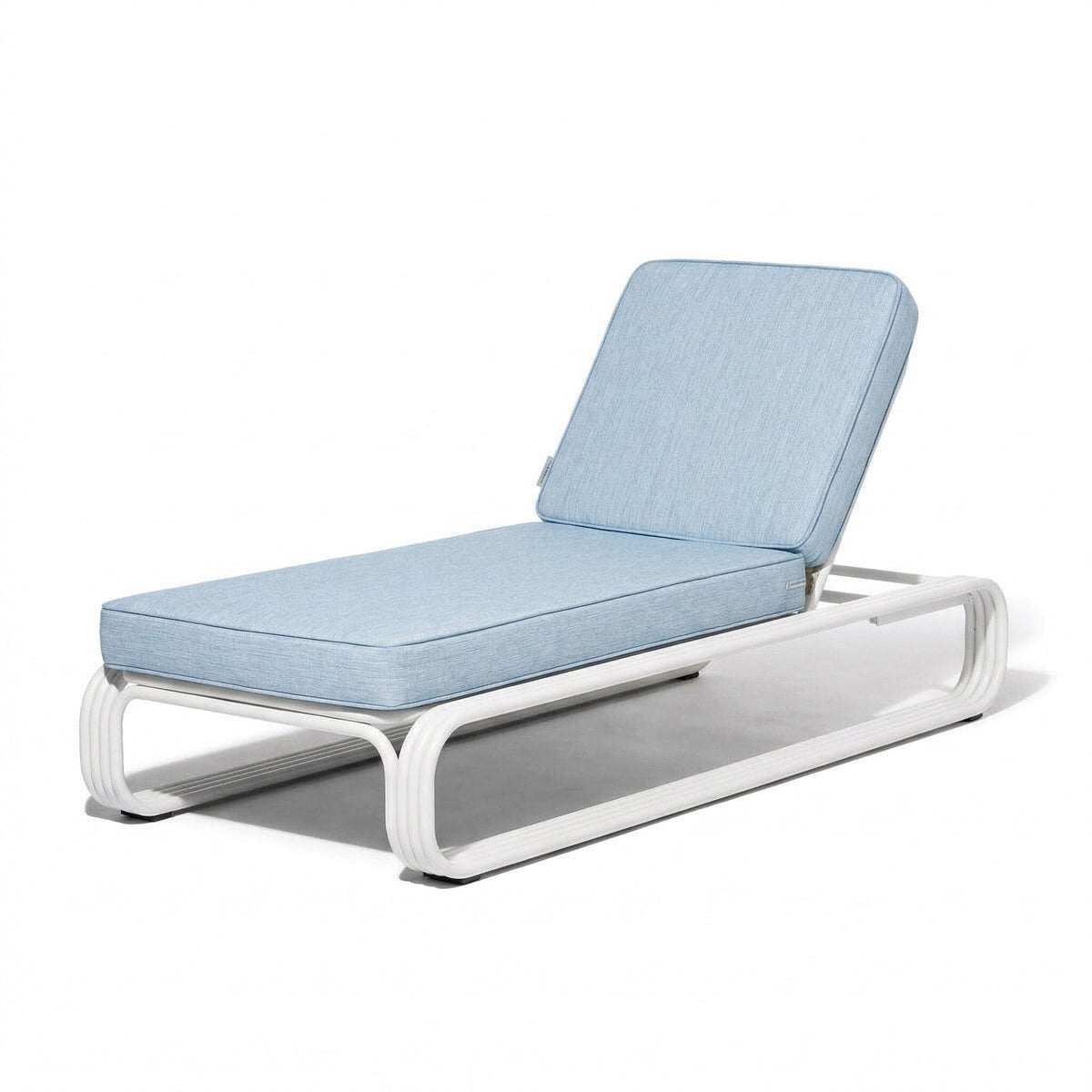 Contini Sun Lounger Kit in Sky Blue | Antique White Frame Contini Sun Lounger Kit Business & Pleasure Co Aus