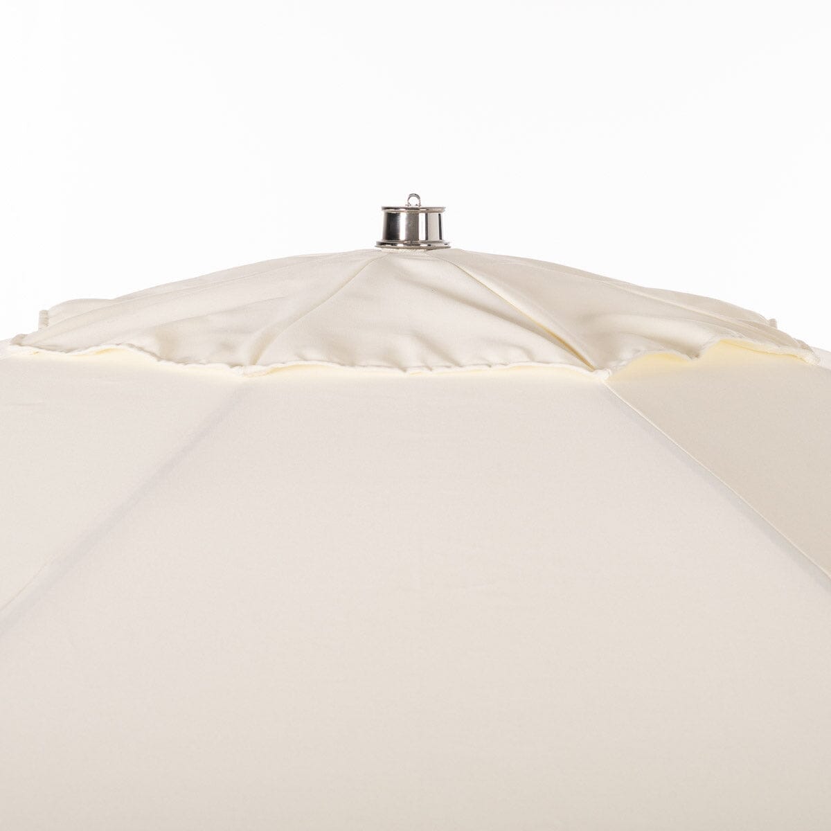Terrace Umbrella in Straight White | Transfer Teak Frame Terrace Umbrella Kit Business & Pleasure Co Aus