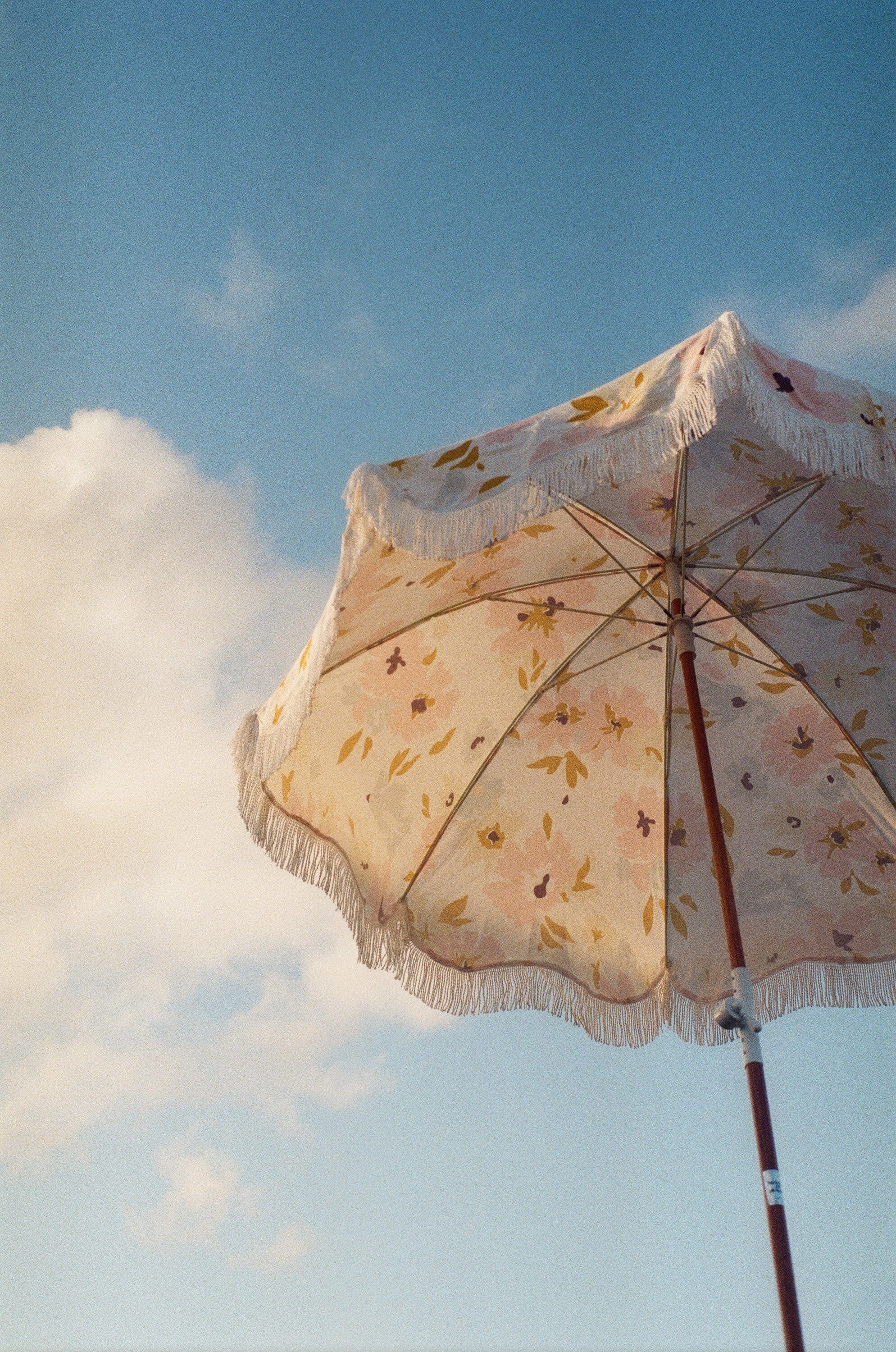 The Holiday Beach Umbrella - Abstract Floral