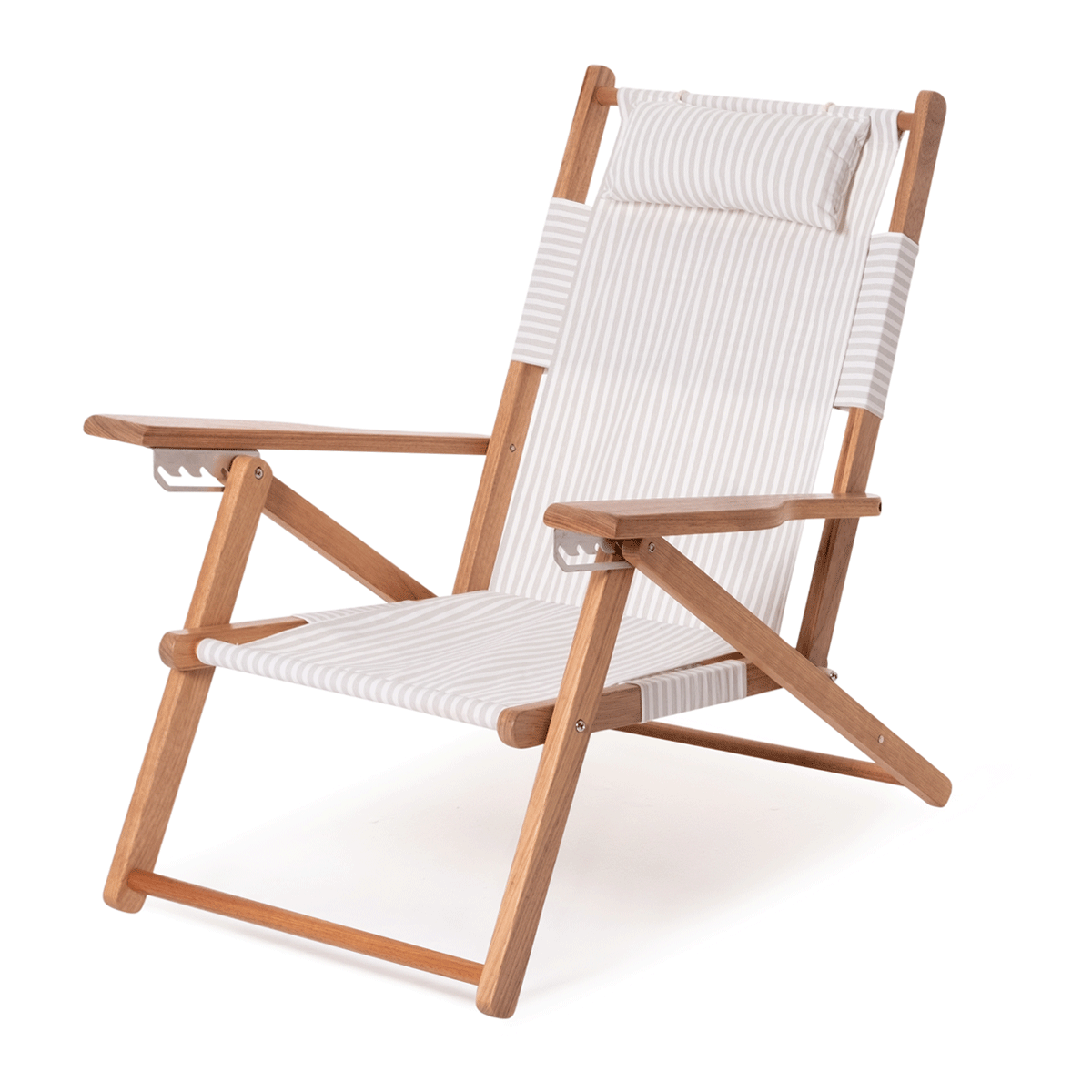 The Tommy Chair - Lauren's Sage Stripe - Business & Pleasure Co