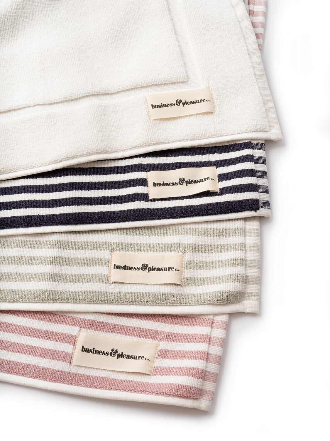 The Bath Mat - Lauren's Navy Stripe