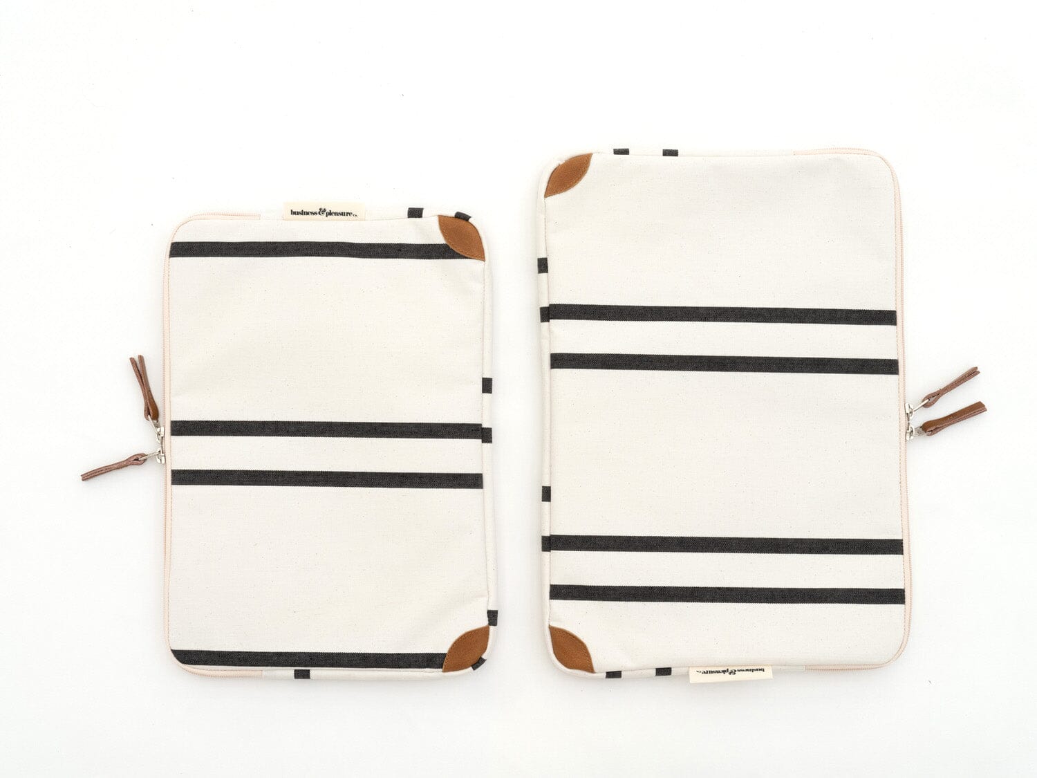 The Laptop Sleeve - Black Two Stripe