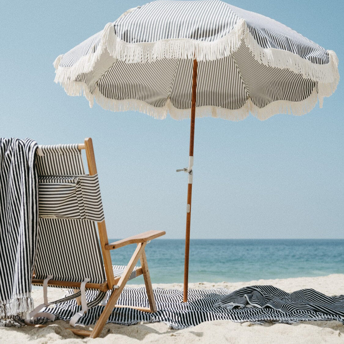 The Tommy Chair - Lauren's Navy Stripe Tommy Chair Business & Pleasure Co
