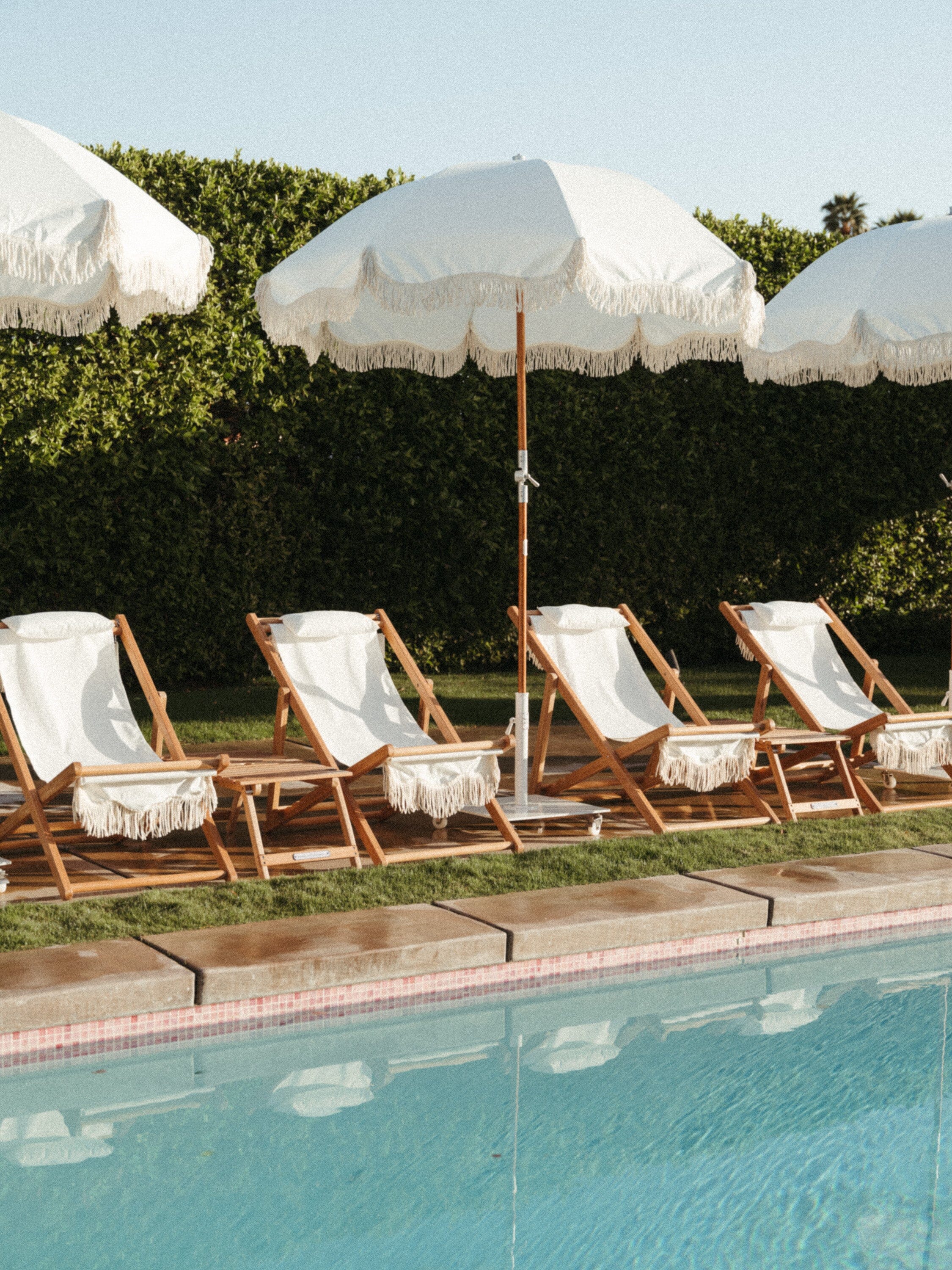 The Premium Beach Umbrella - Antique White Premium Umbrella Business & Pleasure Co
