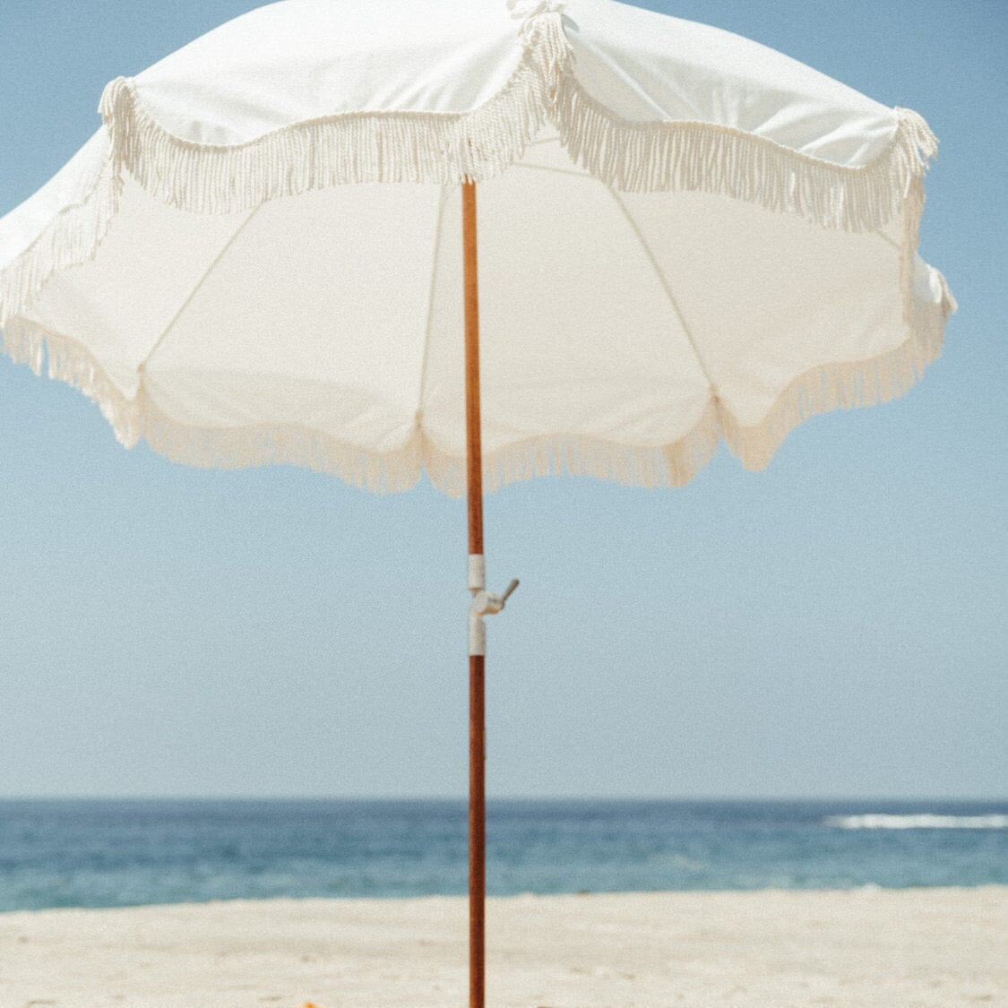 The Premium Beach Umbrella - Antique White Premium Umbrella Business & Pleasure Co