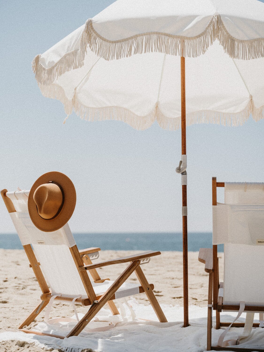 The Premium Beach Umbrella - Antique White Premium Umbrella Business & Pleasure Co