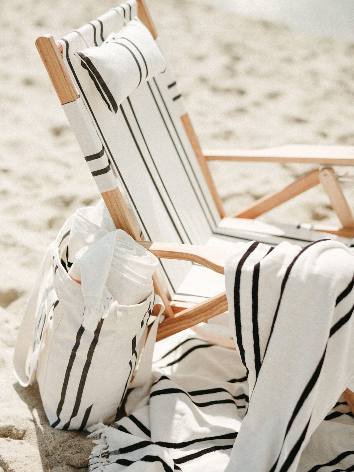 The Tommy Chair - Black Two Stripe Tommy Chair Business & Pleasure Co