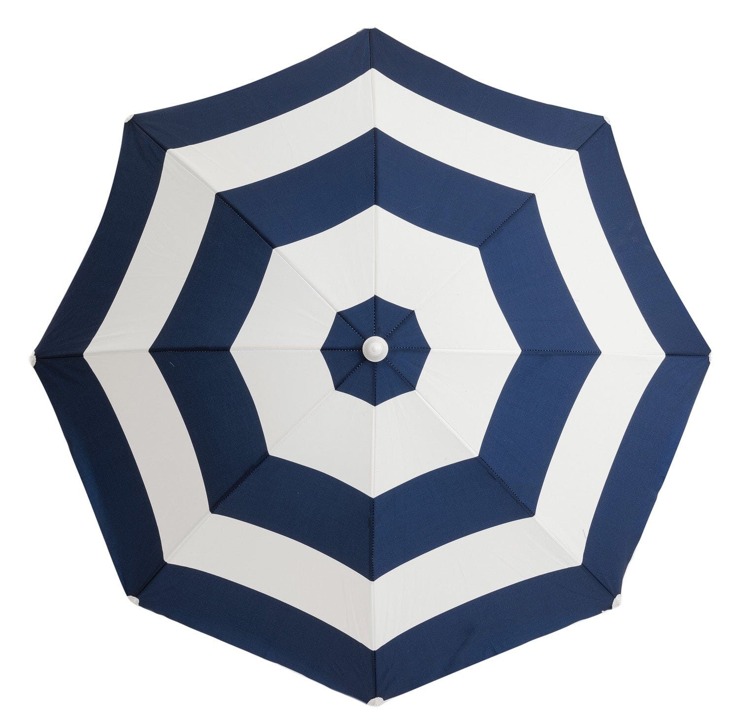 The Holiday Beach Umbrella - Navy Capri Stripe Holiday Umbrella Business & Pleasure Co