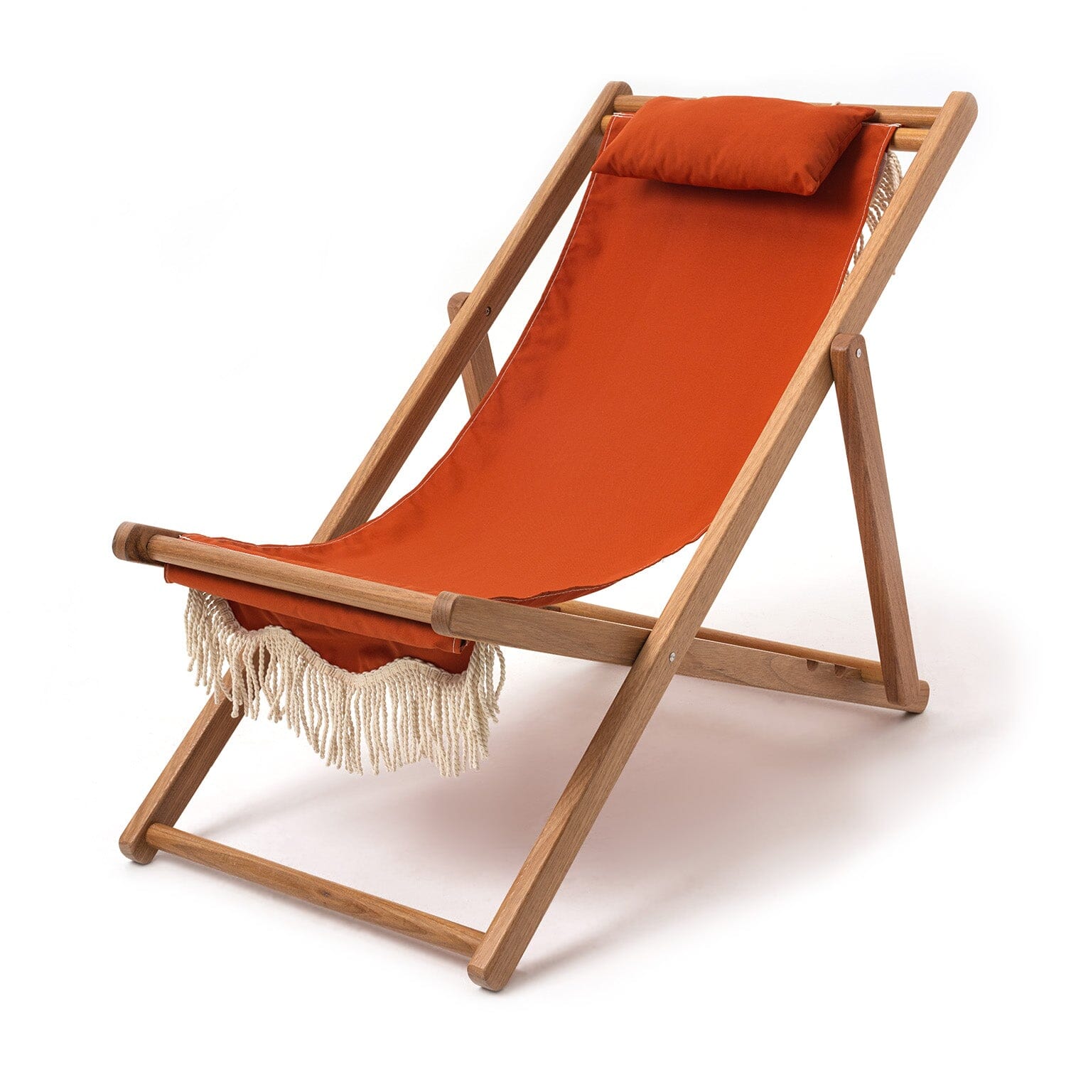 Wood sling online chair