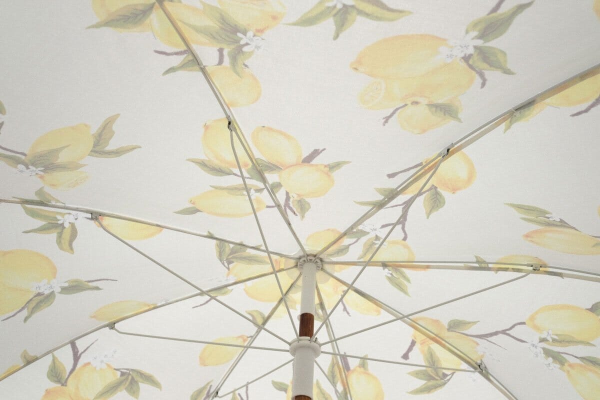 The Holiday Beach Umbrella - Vintage Lemons Holiday Umbrella Business & Pleasure Co