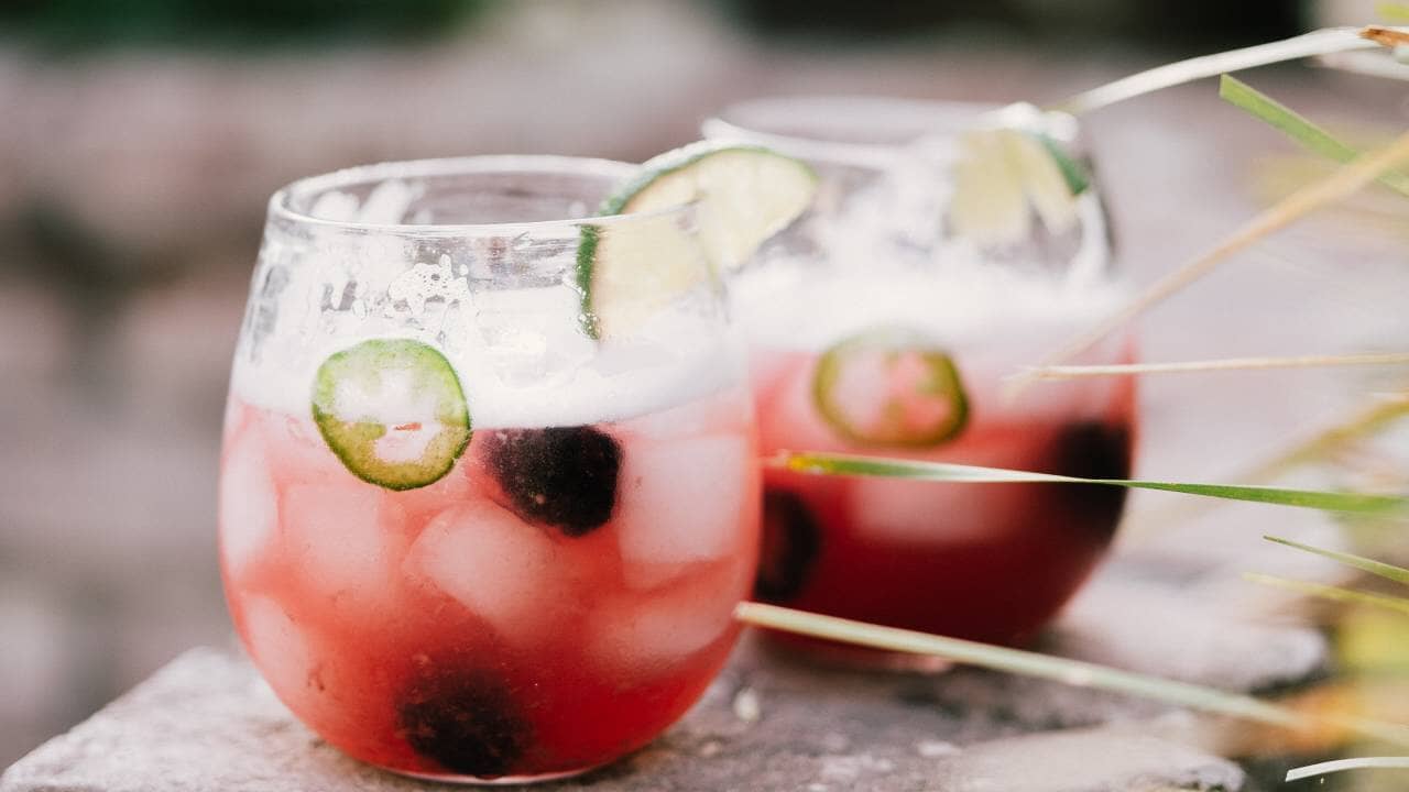 Blackberry Margarita with Sprouted Kitchen