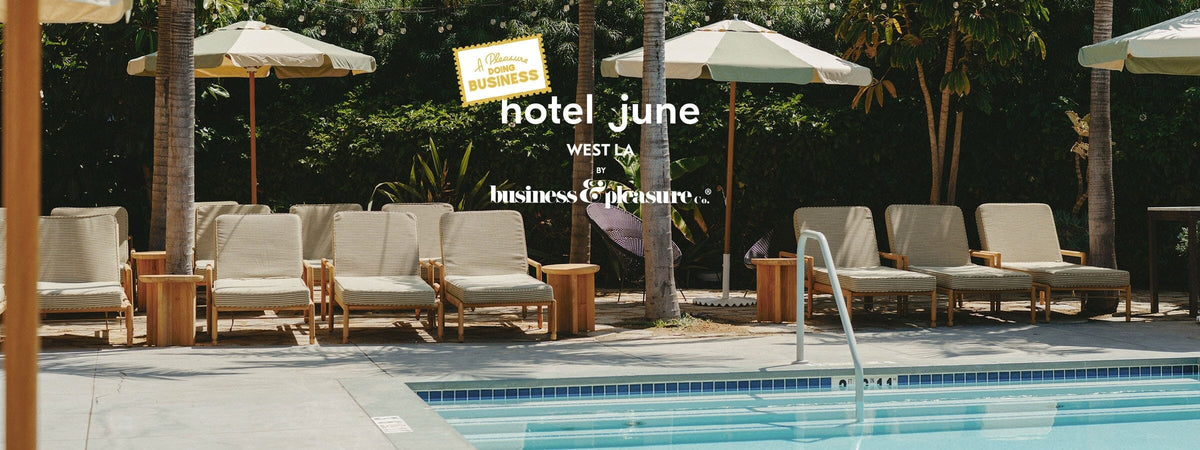 AS SEEN AT HOTEL JUNE WEST LA