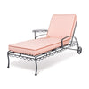 Swatch for The Al Fresco Sun Lounger in Rivie Pink | Vintage Black Frame