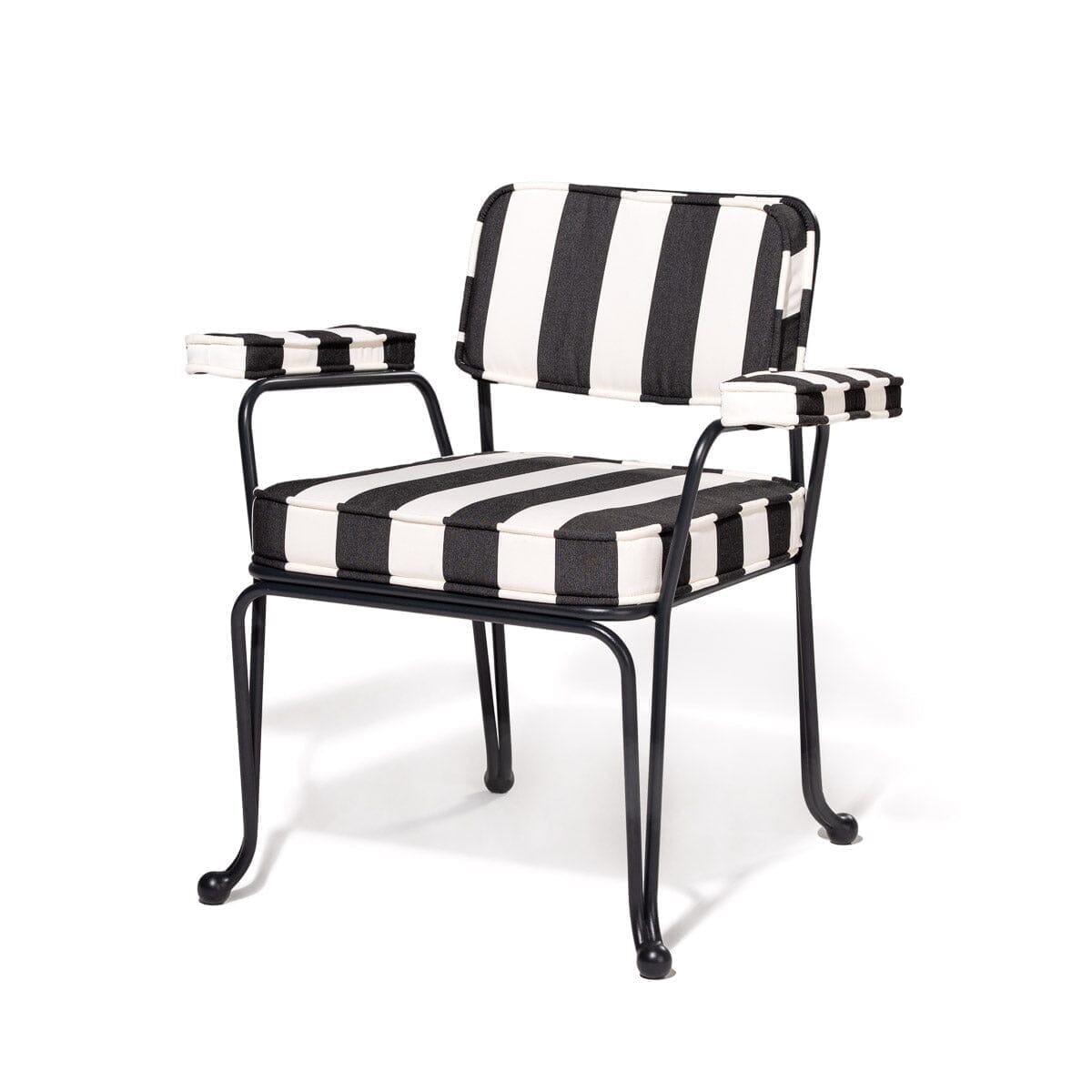 Product image of Waterhouse Dining Chair in Crew Vintage Black Stripe | Vintage Black Frame Waterhouse Dining Chair Kit Business & Pleasure Co. 