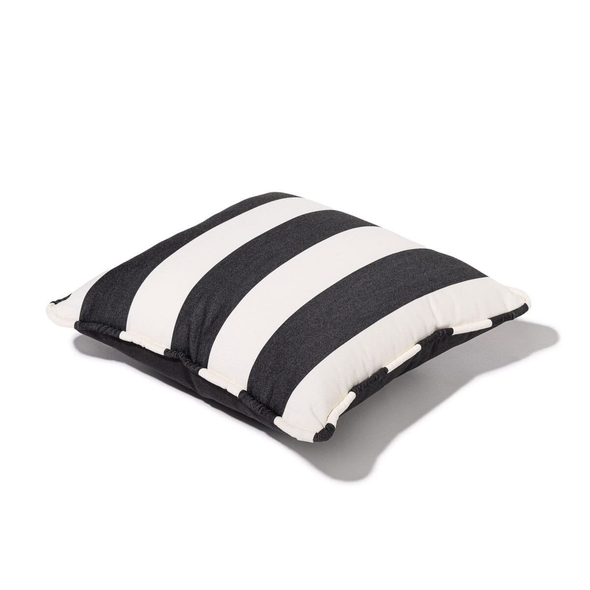 Product image of The Small Square Throw Pillow - Crew Vintage Black Stripe Small Square Throw Business & Pleasure Co Aus 