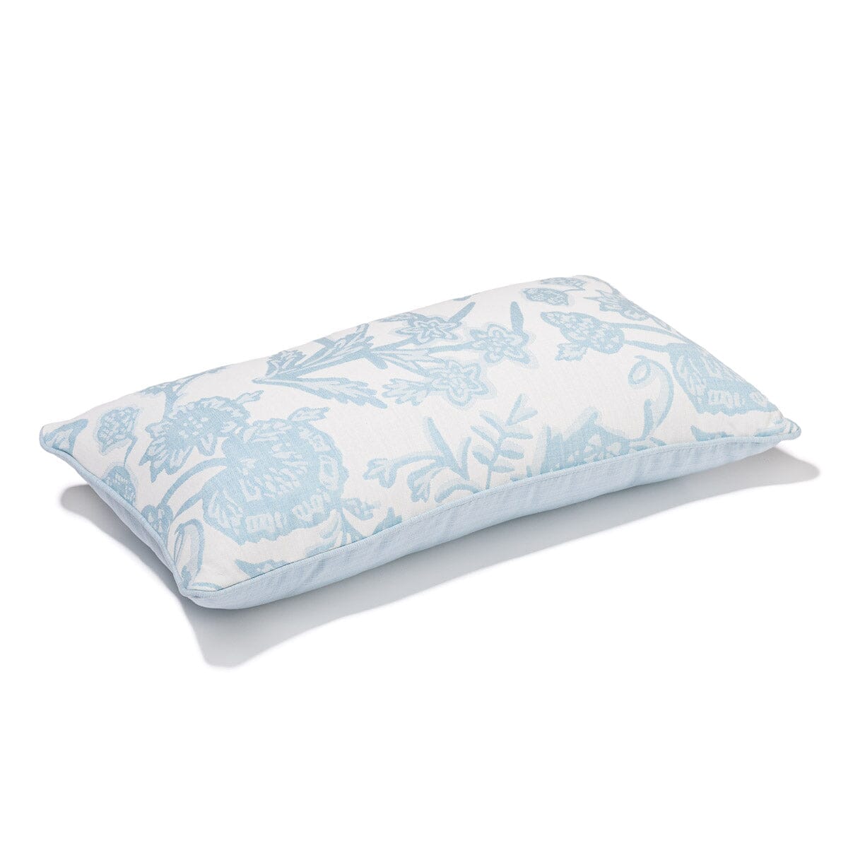The Rectangle Throw Pillow - Hanalei Bay Blue Jacquard Rectangle Throw Pillow Business & Pleasure Co Aus 