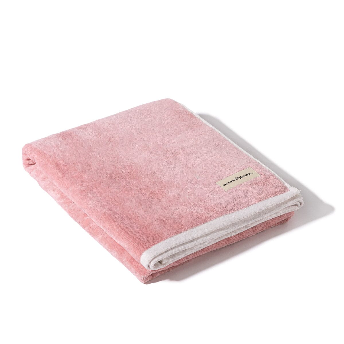 Product image of The Beach Towel - Crew Pink Stripe Beach Towel Business & Pleasure Co Aus 