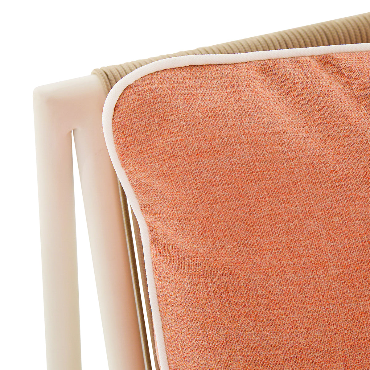 The Shore Occasional Chair - Coco Republic - Coral - White Frame