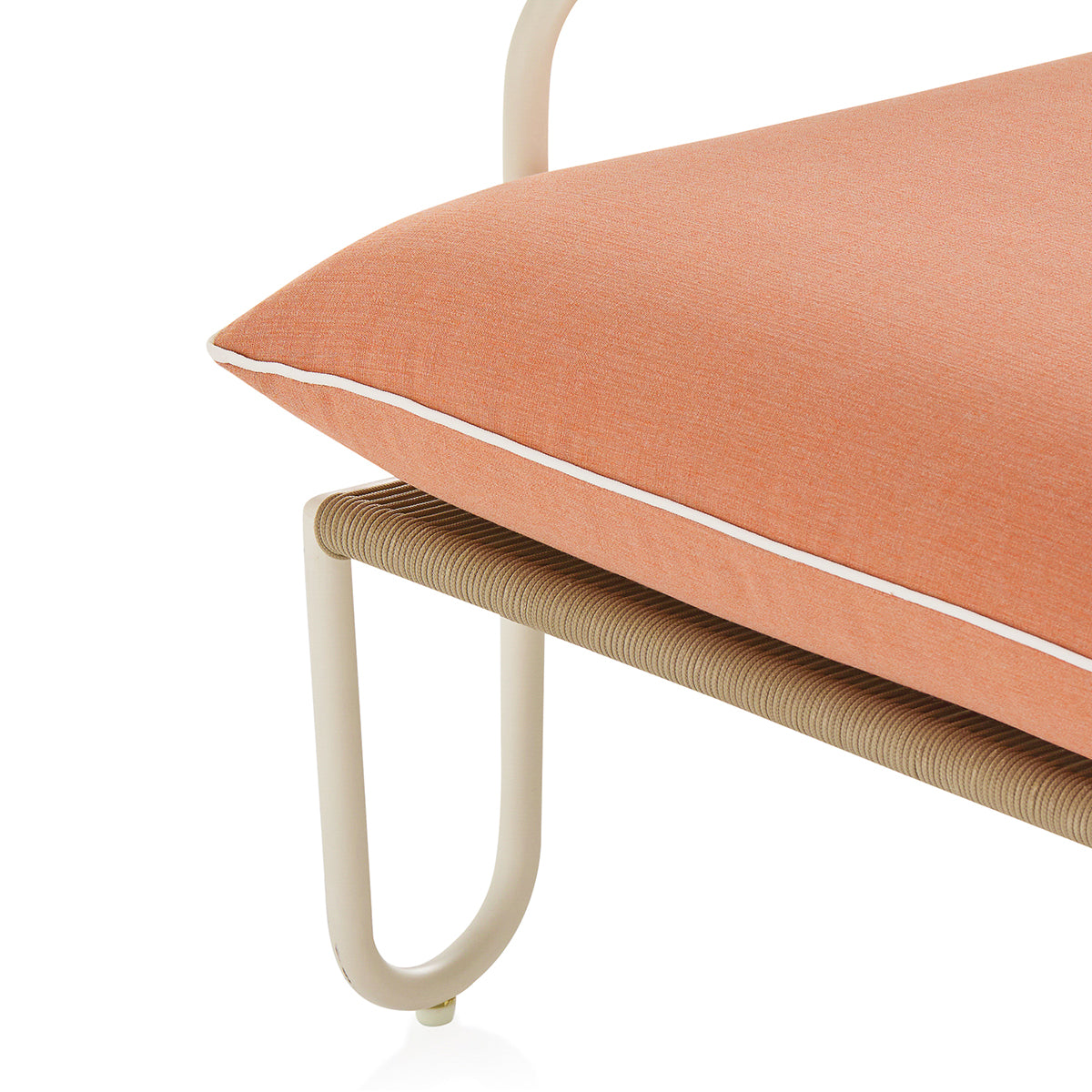 The Shore Occasional Chair - Coco Republic - Coral - White Frame