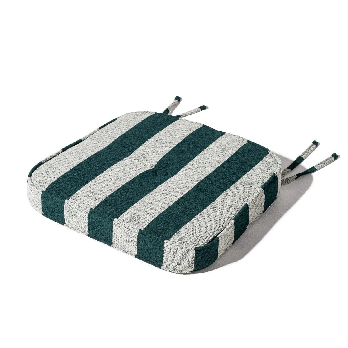 Product image of The Al Fresco Dining Chair Cushion Business & Pleasure Co Aus Terry Green Stripe 