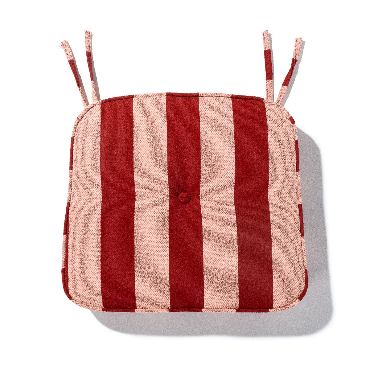 The Al Fresco Dining Chair Cushion - Terry Terracotta Stripe Al Fresco Dining Chair Cushion Business & Pleasure Co Aus 