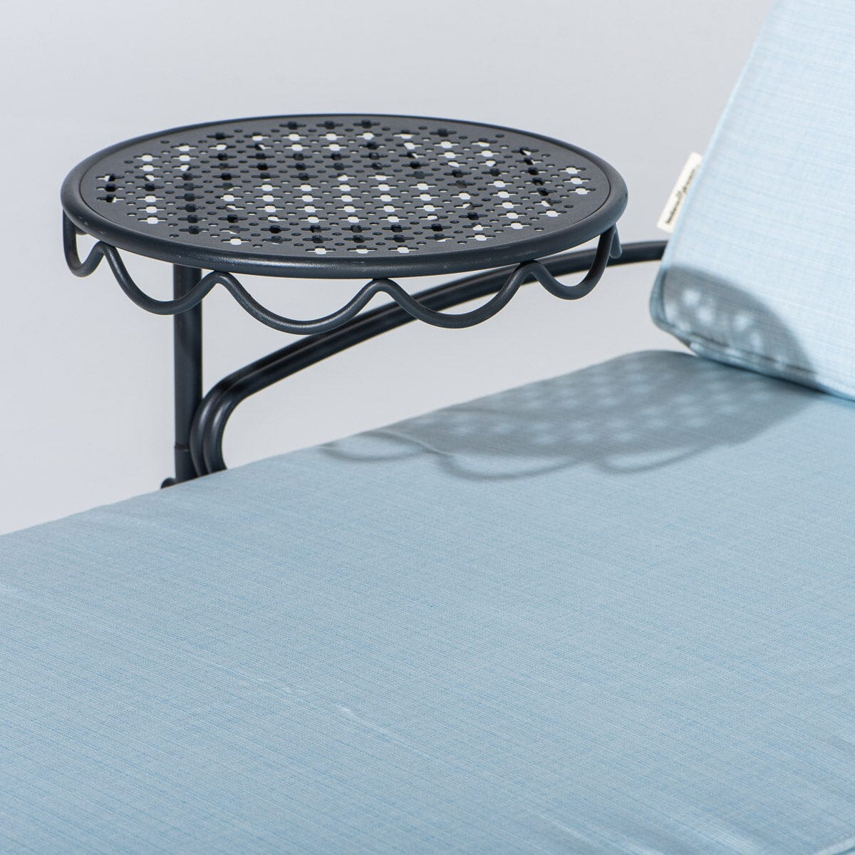The Al Fresco Sun Lounger in Sky Blue | Vintage Black Frame Al Fresco Sun Lounger Kit Business & Pleasure Co Aus 