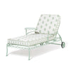Swatch for The Al Fresco Sun Lounger by Amanda Lindroth in Jaipur Green | Sage Green Frame