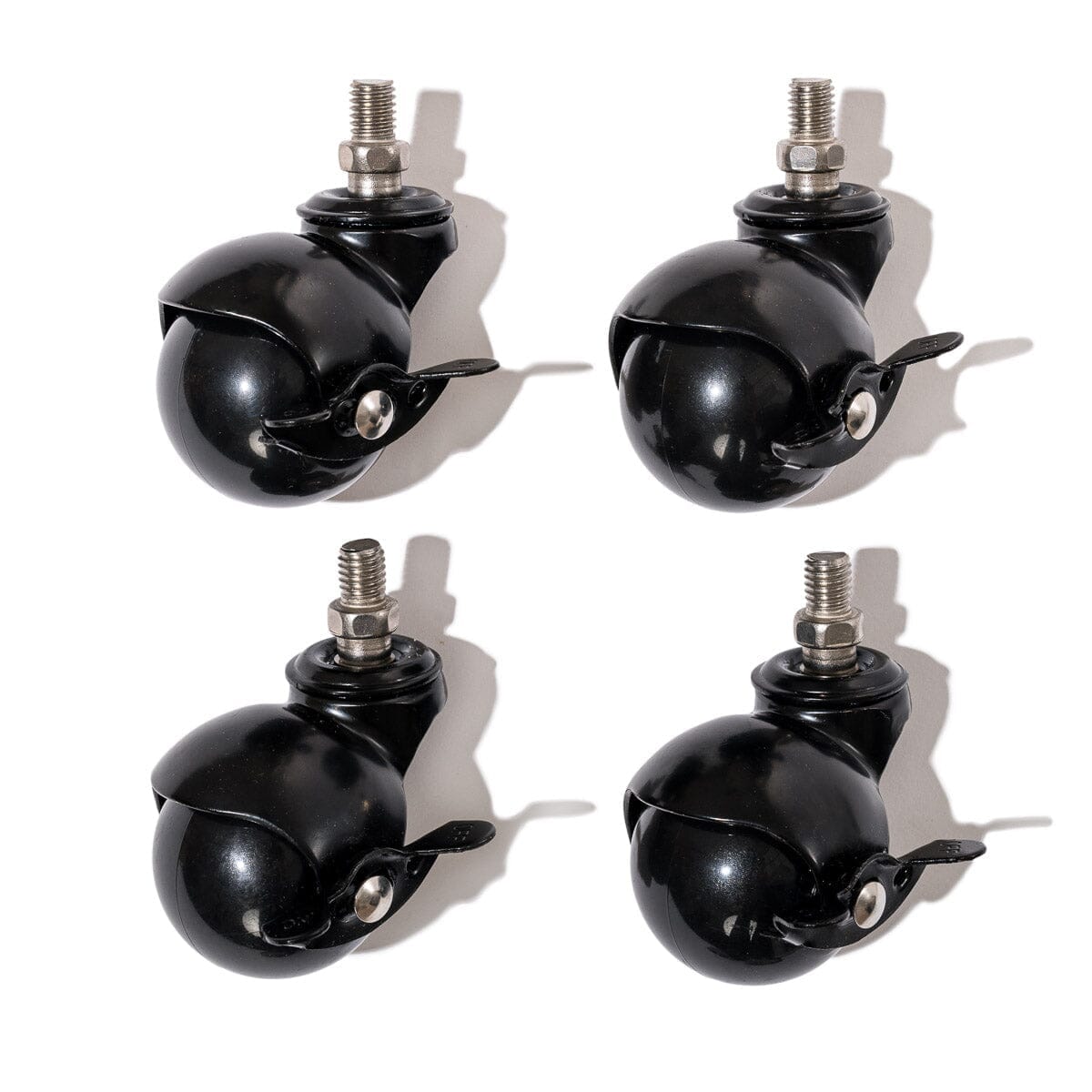 The Umbrella Base - Ball Caster Wheels - Black/Black - Set Of 4 Umbrella Base Call Caster Wheels Business & Pleasure Co Aus 