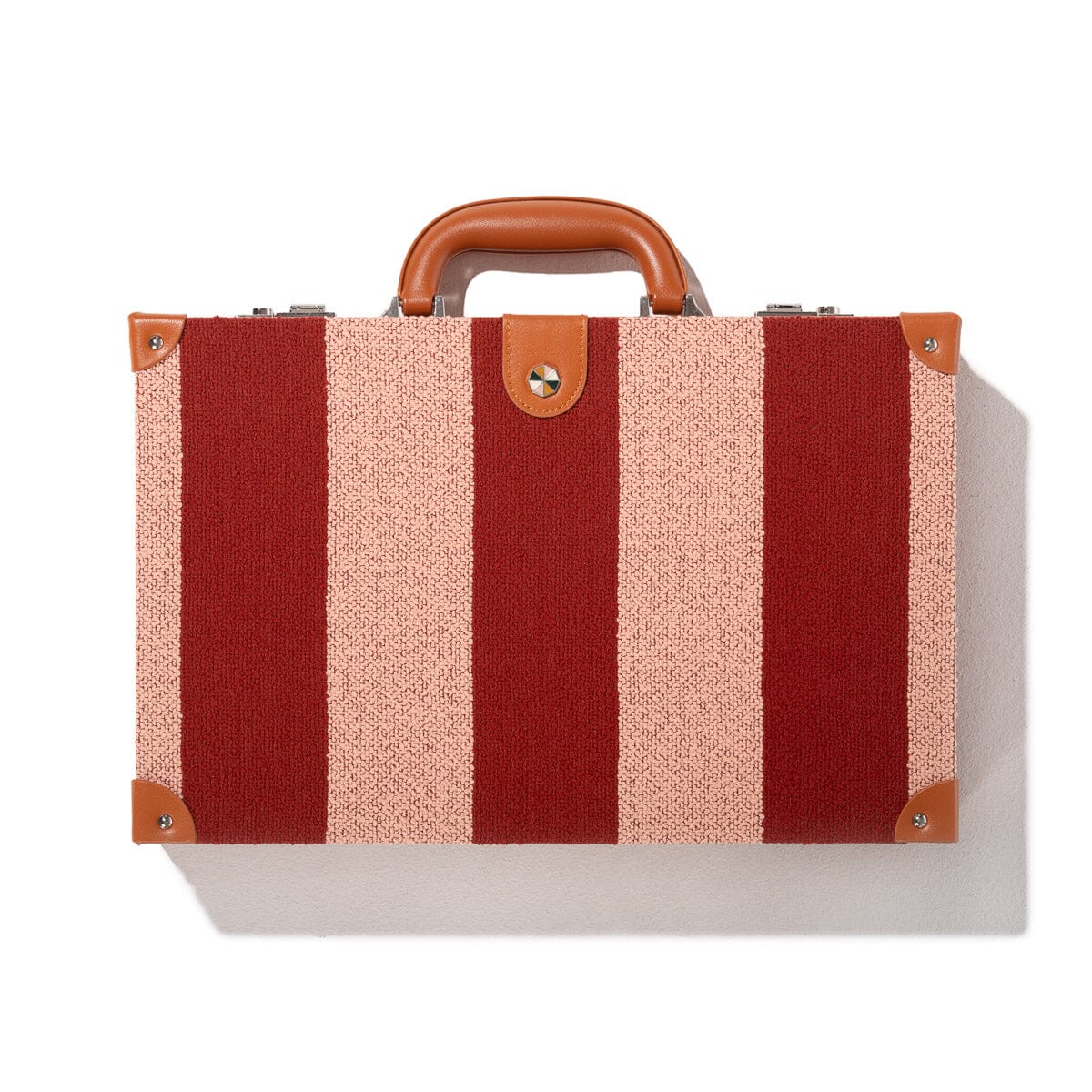 The Backgammon Set - Terry Terracotta Stripe Backgammon Set Business & Pleasure Co Aus 