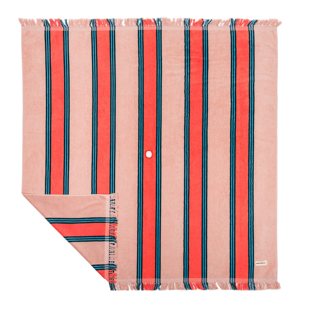 The Beach Blanket - Bistro Dusty Pink Stripe Beach Blanket Business & Pleasure Co Aus 