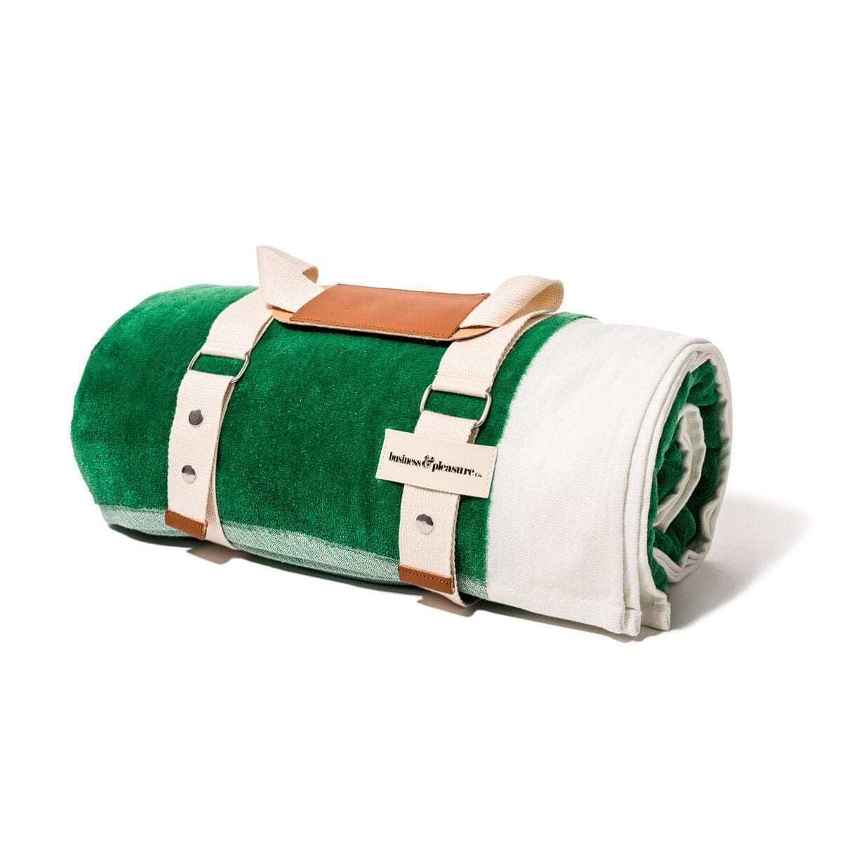 Product image of The Beach Blanket - Crew Canyon Green Stripe Beach Blanket Business & Pleasure Co. 