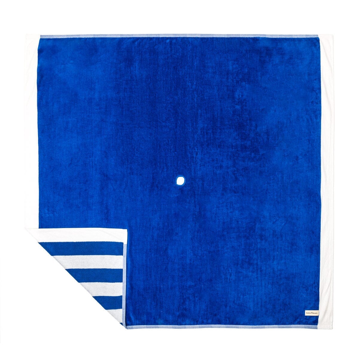 The Beach Blanket - Crew Mediterranean Blue Stripe Beach Blanket Business & Pleasure Co. 