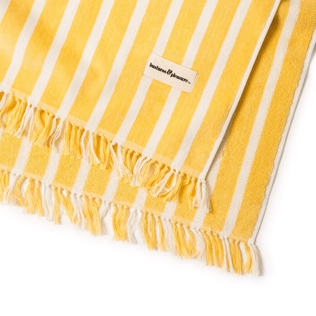 The Beach Blanket - Monaco Mimosa Stripe Beach Blanket Business & Pleasure Co Aus 