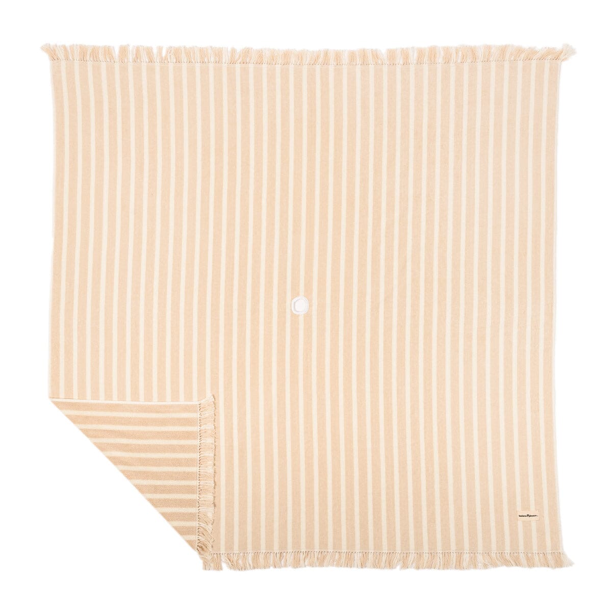 The Beach Blanket - Monaco Natural Stripe Beach Blanket Business & Pleasure Co Aus 