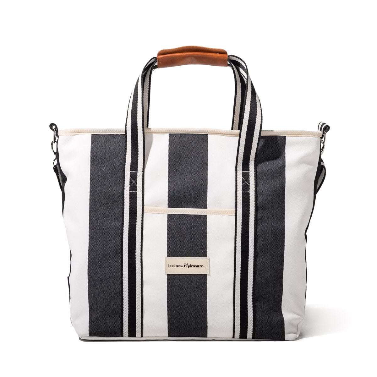 Product image of The Cooler Tote Bag - Crew Vintage Black Stripe Cooler Tote Business & Pleasure Co Aus 