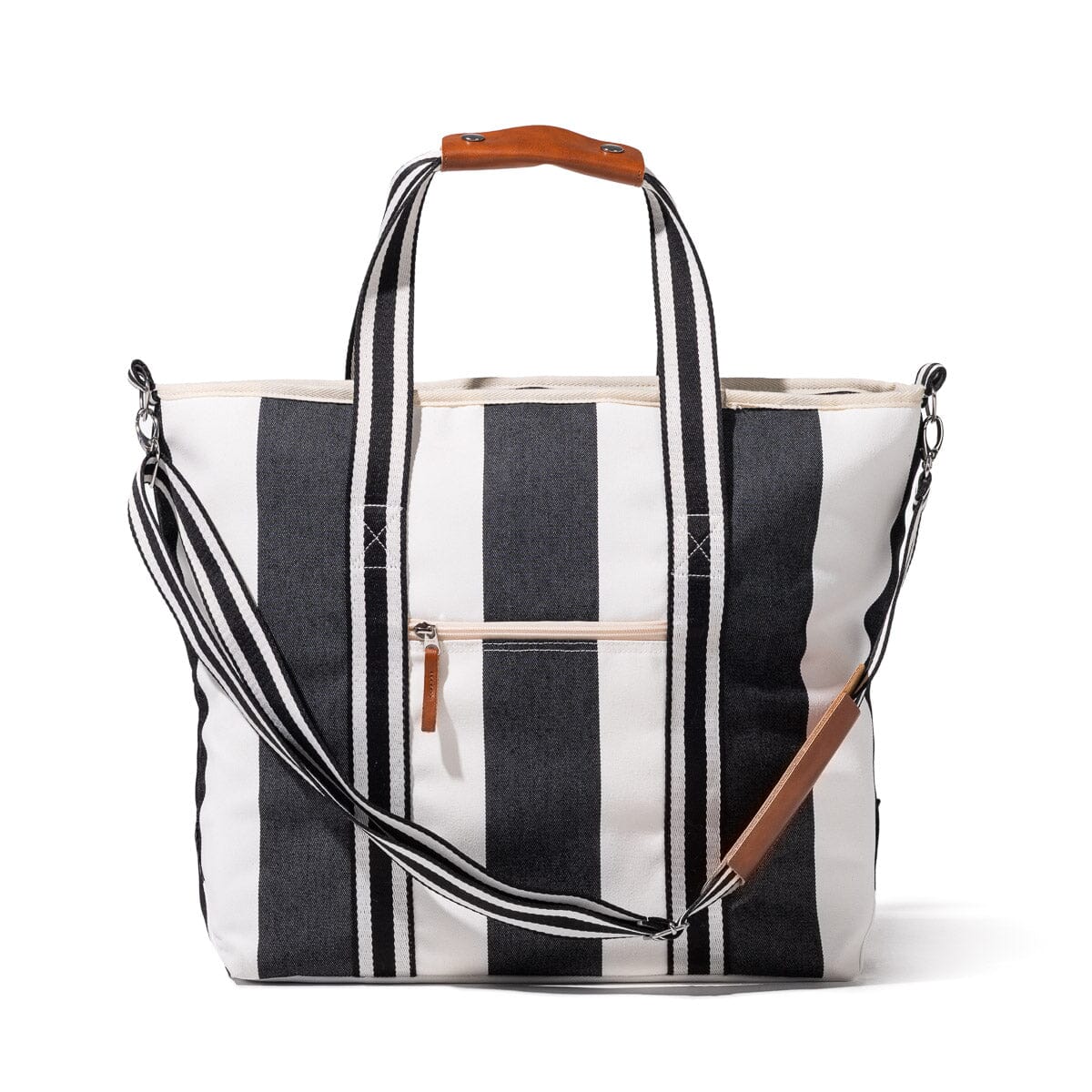 The Cooler Tote Bag - Crew Vintage Black Stripe Cooler Tote Business & Pleasure Co Aus 