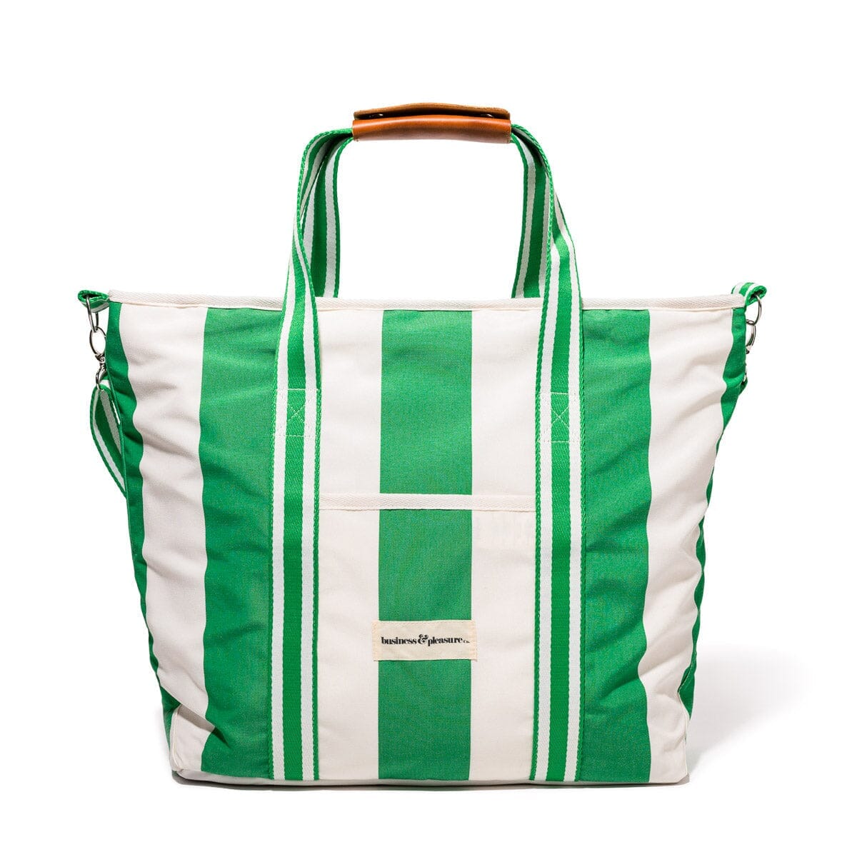 Product image of The Cooler Tote Bag - Crew Canyon Green Stripe Cooler Tote Business & Pleasure Co. 