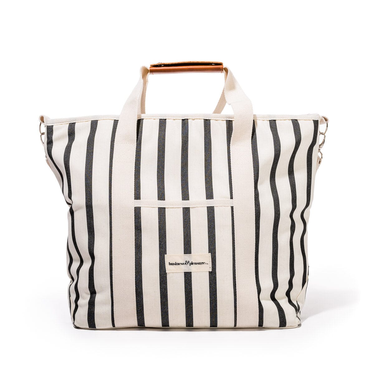 The Cooler Tote Bag - Monaco Black Stripe Cooler Tote Business & Pleasure Co Aus 