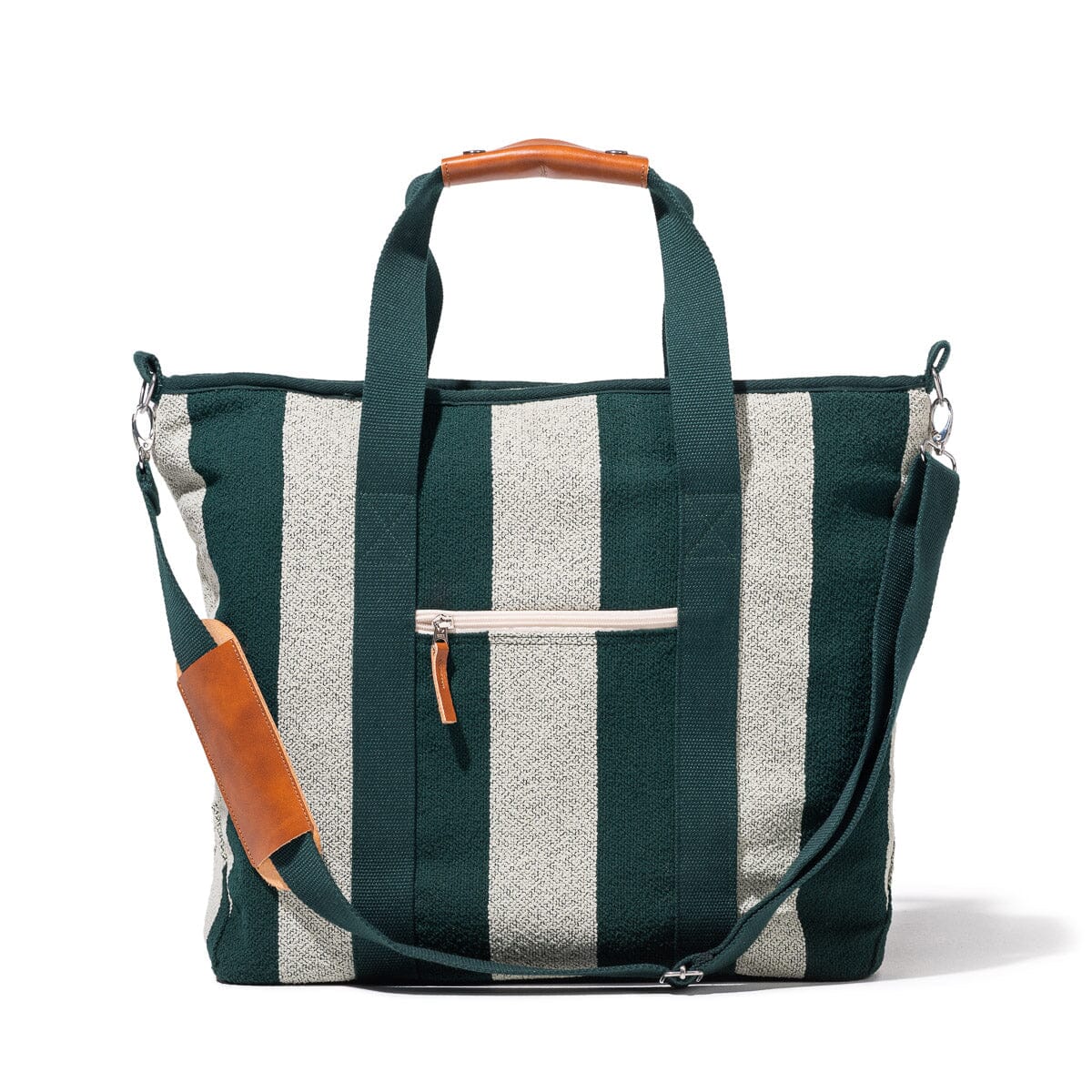 The Cooler Tote Bag - Terry Green Stripe Cooler Tote Business & Pleasure Co Aus 