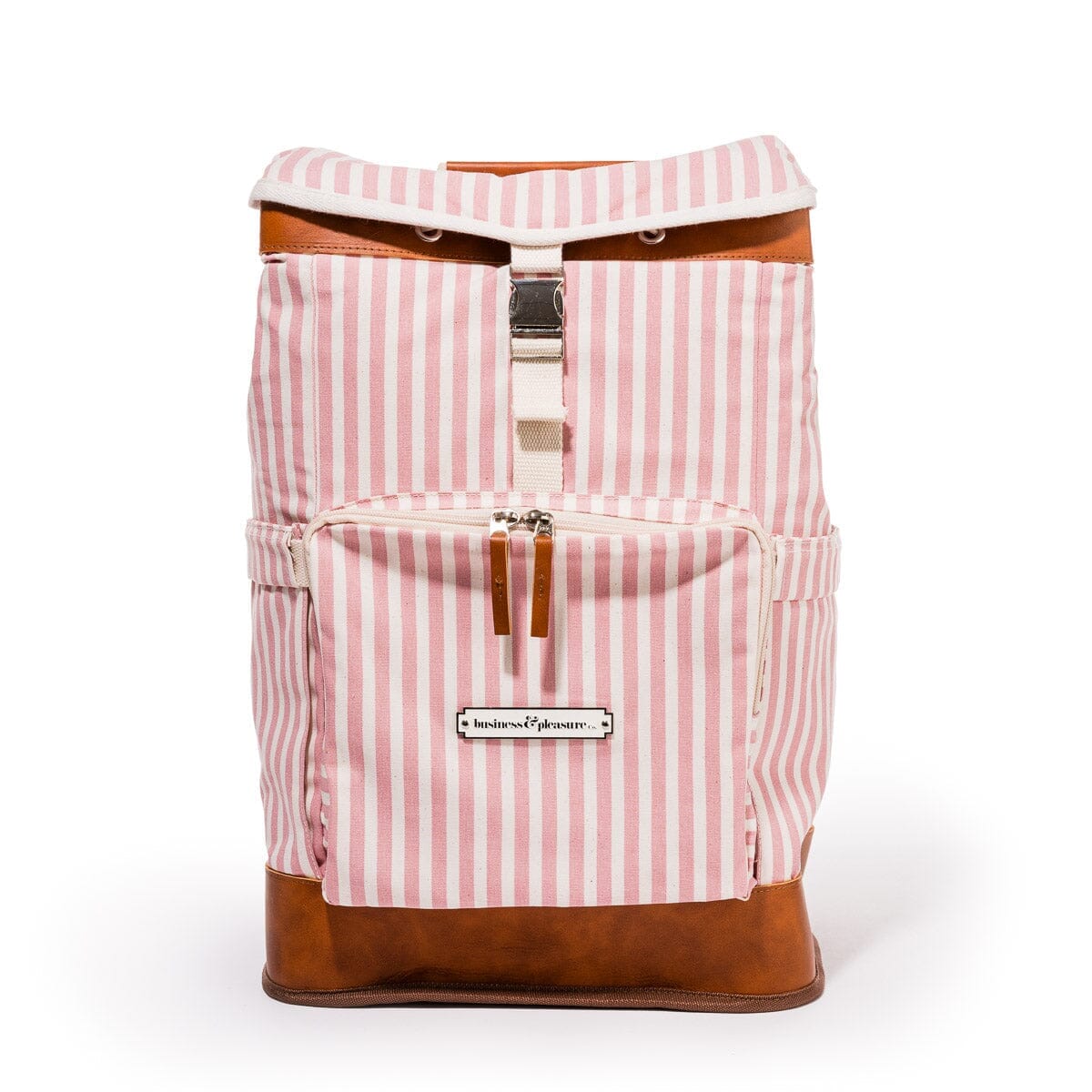 Product image of The Backpack Cooler - Lauren's Pink Stripe Backpack Cooler Business & Pleasure Co. 