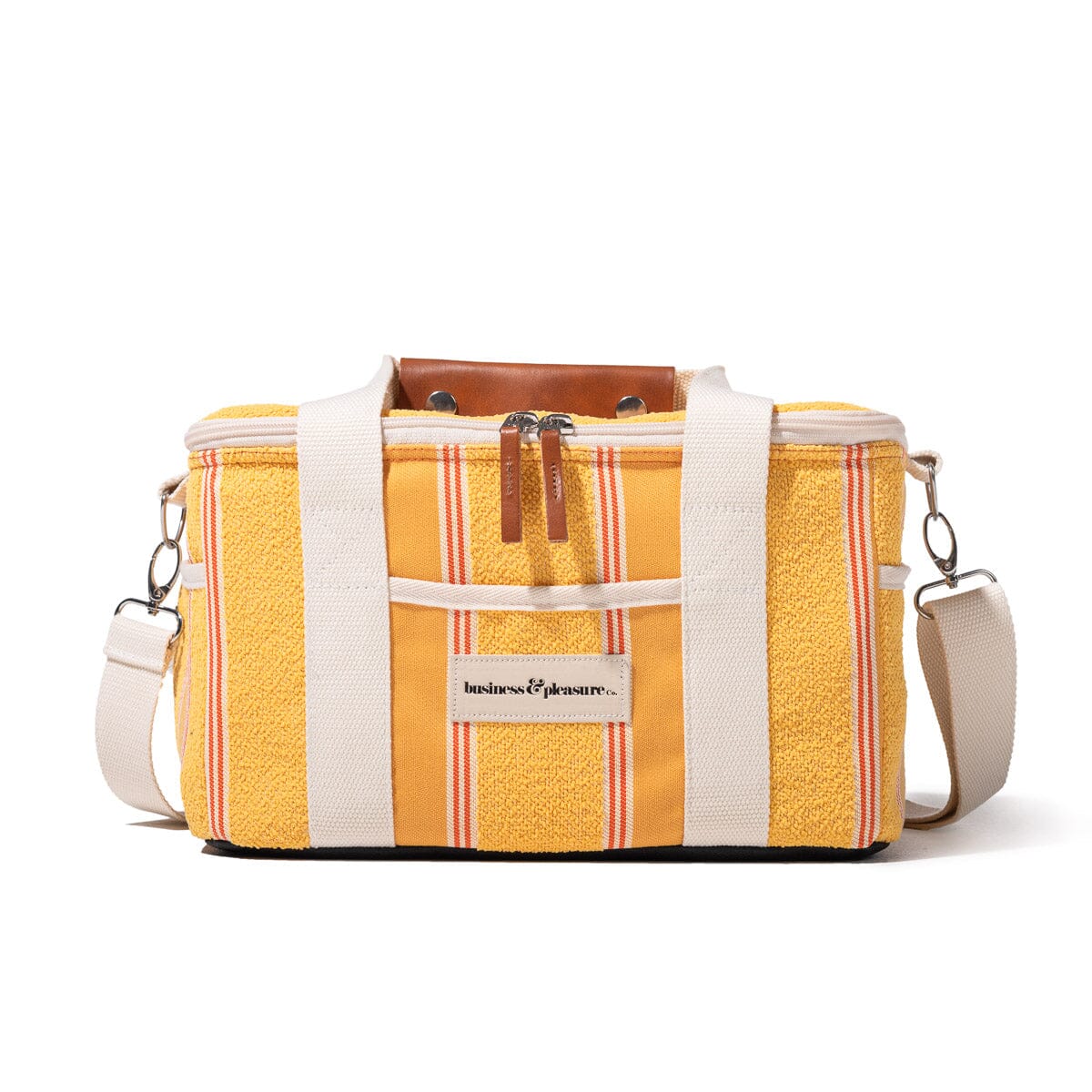 The Premium Cooler Bag - Bistro Papaya Stripe Premium Cooler Bag Business & Pleasure Co Aus 
