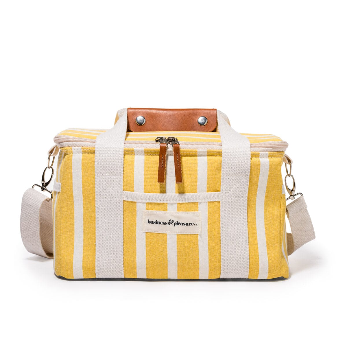 The Premium Cooler Bag - Monaco Mimosa Stripe Premium Cooler Business & Pleasure Co Aus 